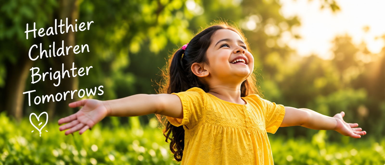 Happy healthy child